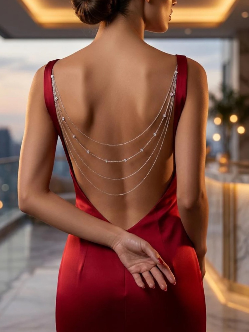 Draped Chain Detail